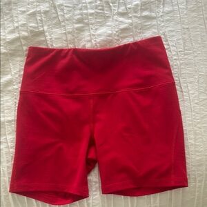 Women's Red Athletic Shorts DSG